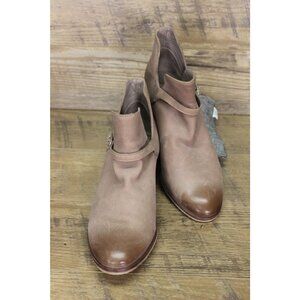 Sam Edelman Palmer Ankle Boots Women’s Size 8.5 Putty Distressed Leather‎